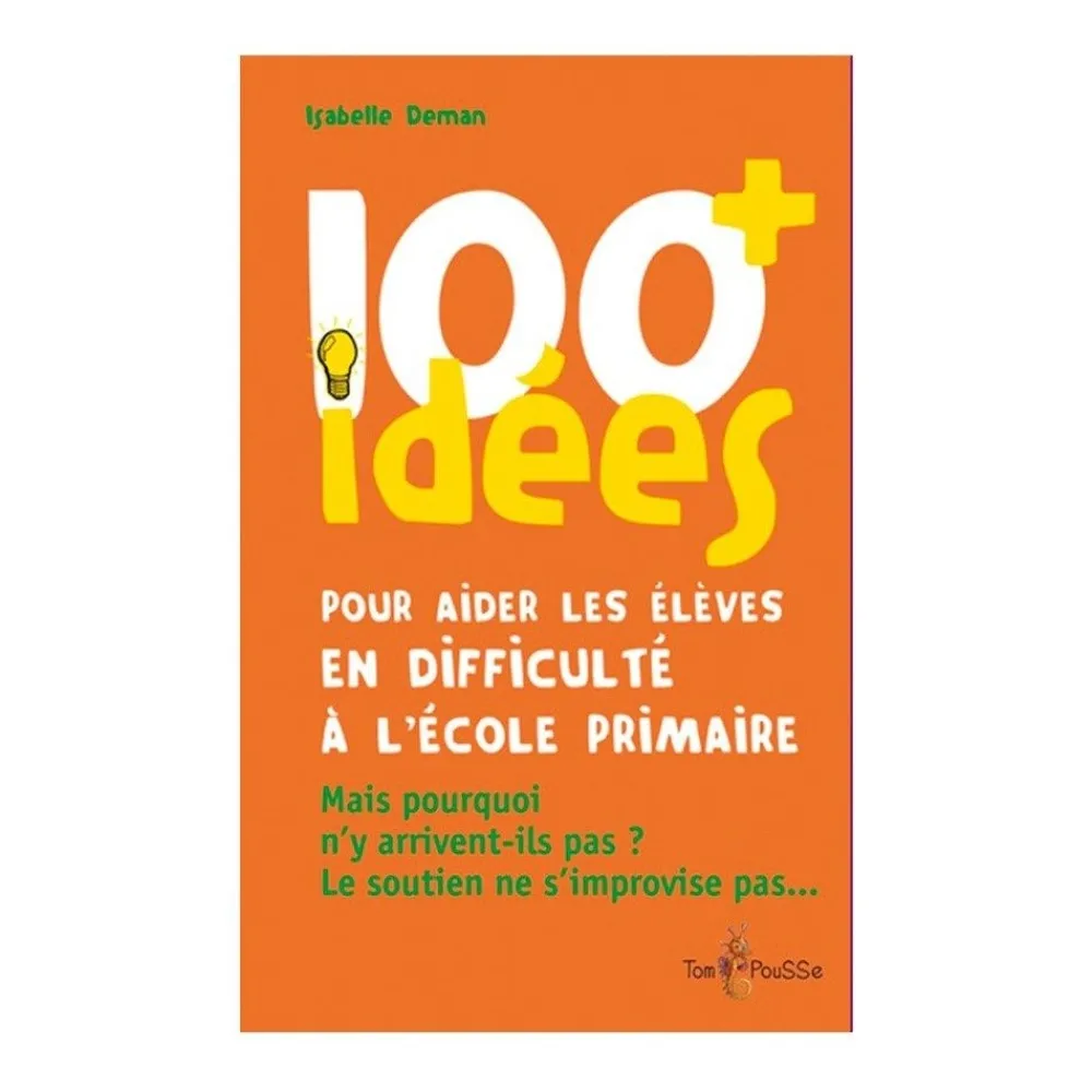 HOPTOYS Jeux Éducatifs*100 Idees+ Pour Aider Les Eleves En Difficulte A L'Ecole Primaire