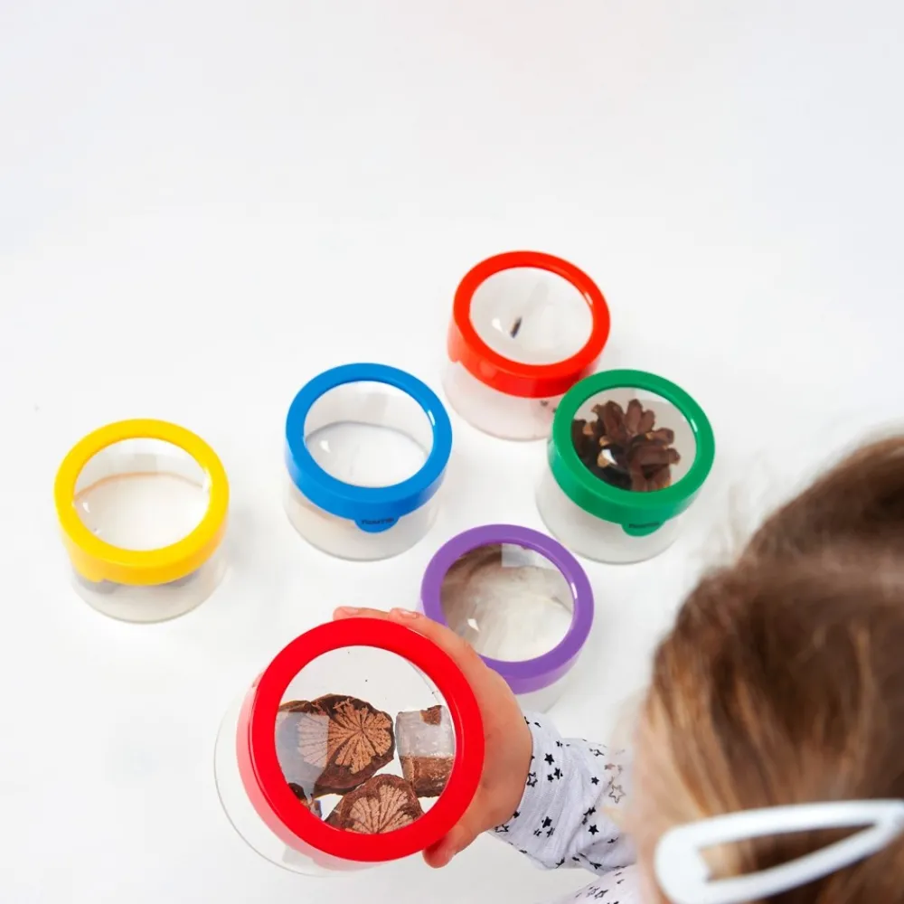 HOPTOYS Matériel Montessori & Reggio*6 Pots Loupe