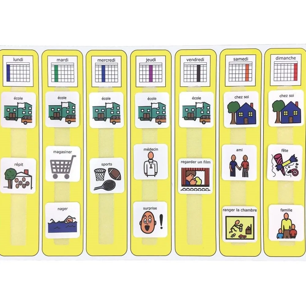 HOPTOYS Jeux Éducatifs*Agenda Hebdomadaire