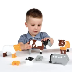 HOPTOYS Creativite*Animaux Magnetiques De La Ferme