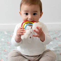 HOPTOYS 1er Éveil<Anneau De Dentition Arc-En-Ciel