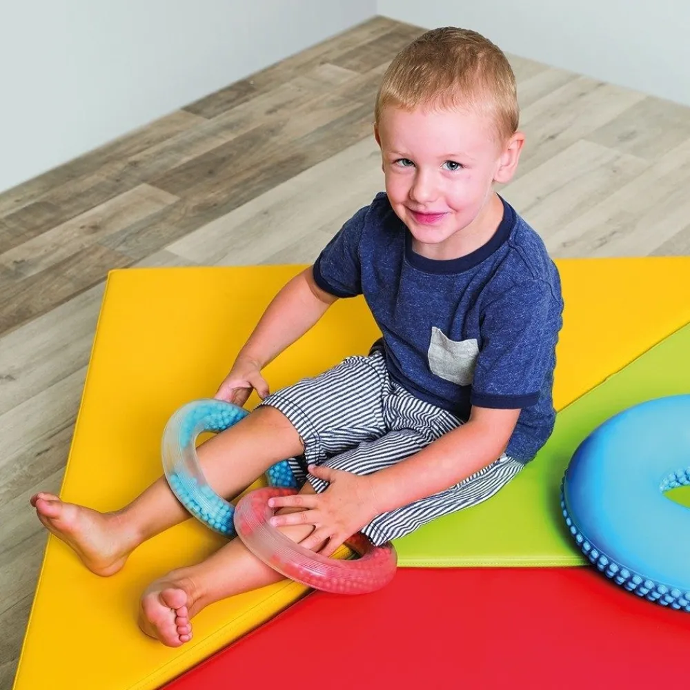 HOPTOYS Stimulation Motrice*Anneau Souple Avec Billes