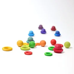 HOPTOYS Jeux Éducatifs Sensoriels*Anneaux En Bois