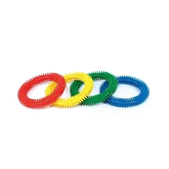HOPTOYS Jeux Éducatifs Sensoriels*Anneaux Tactiles Par 4