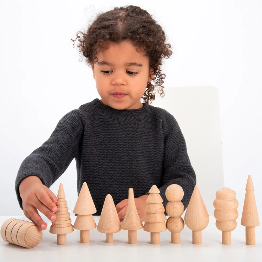 HOPTOYS Montessori Pour Tous<Arbres Forestiers En Bois