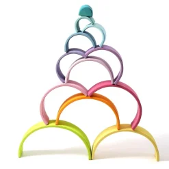 HOPTOYS Montessori Pour Tous<Arc-En-Ciel En Bois Pastel