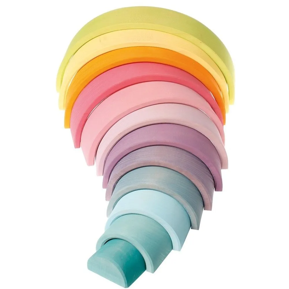HOPTOYS Intervention Precoce*Arc-En-Ciel En Bois Pastel
