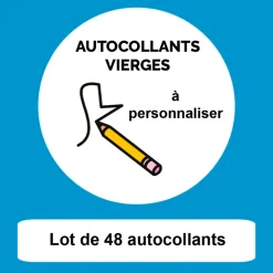 HOPTOYS Routines & Structures*Autocollants Vierges Tom Tag - Lot De 48