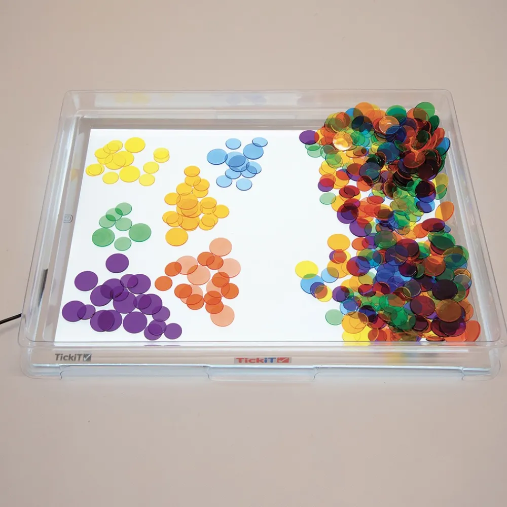 HOPTOYS Matériel Montessori & Reggio*Bac D'Exploration Pour Table Lumineuse Tickit