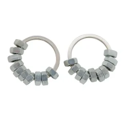 HOPTOYS Fidgets*Bagues Fidgets Metal Par 2