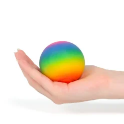 HOPTOYS Fidgets*Balle A Triturer - Arc-En-Ciel