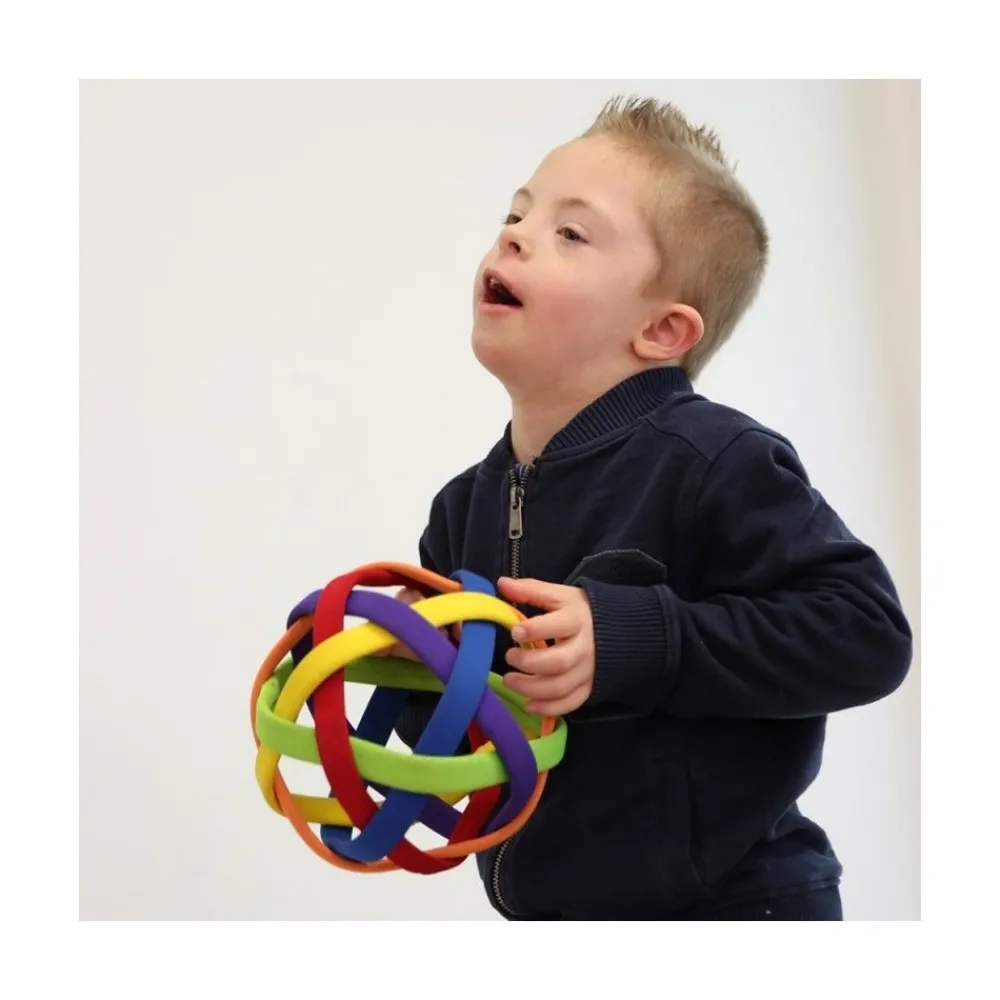 HOPTOYS Idees Cadeaux Pour Une Personne Avec Un Handicap Ou Des Troubles Moteurs*Balle Entrelacee - Grand