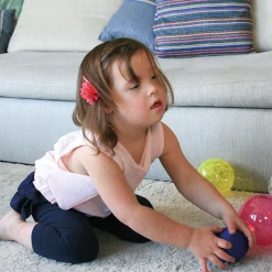 HOPTOYS Stimulation Sensorielle*Balles Lumineuses Rebondissantes Par 4