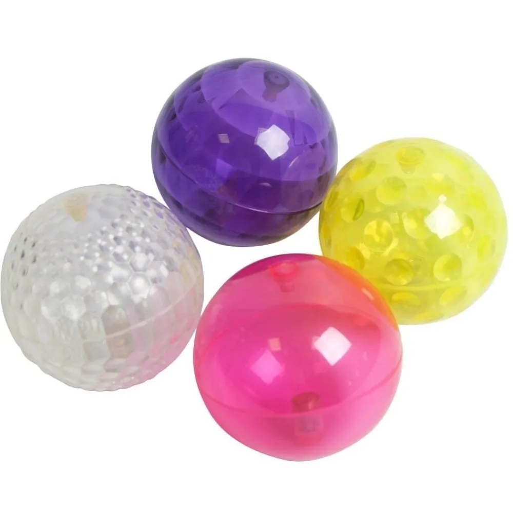 HOPTOYS Stimulation Sensorielle*Balles Lumineuses Rebondissantes Par 4