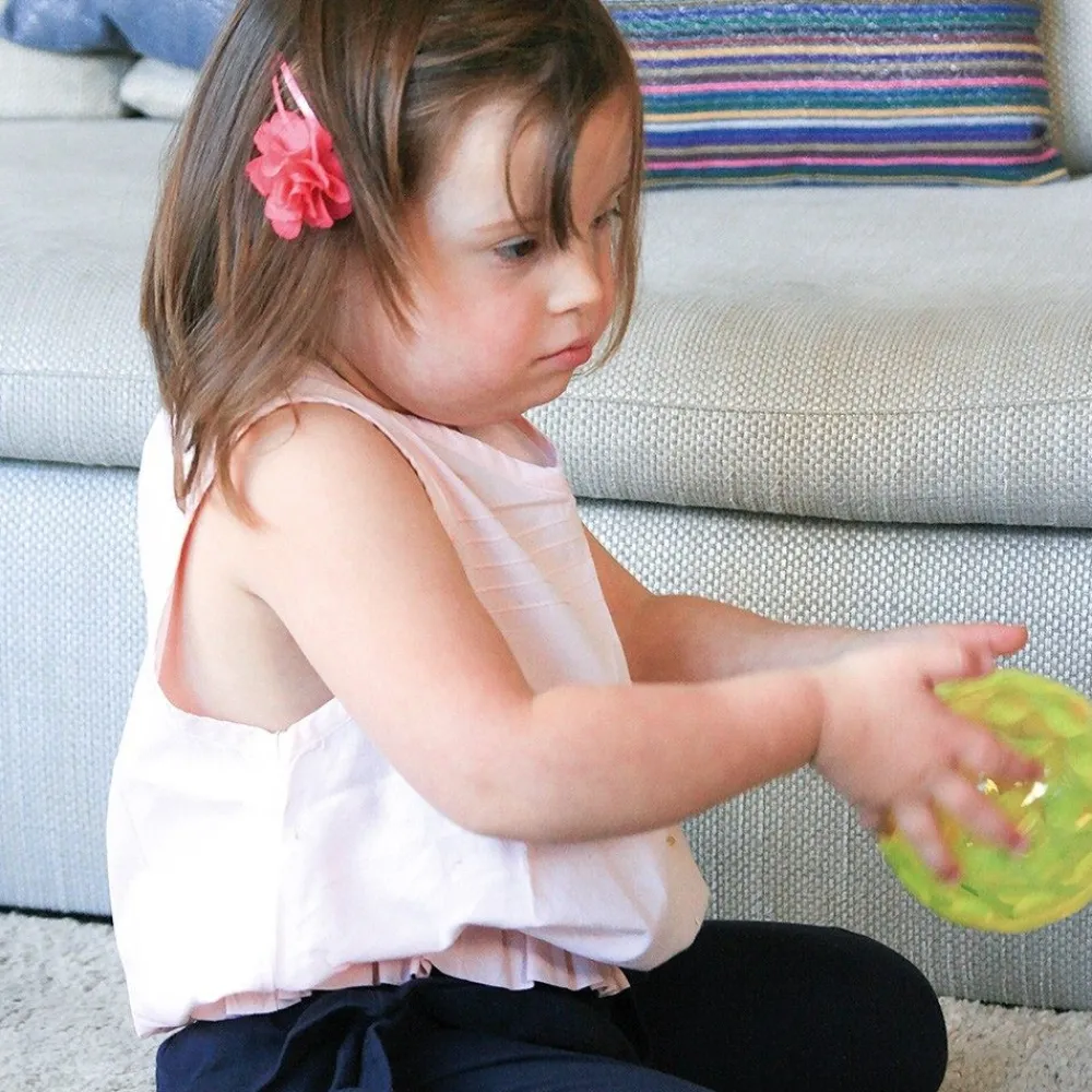 HOPTOYS Stimulation Sensorielle*Balles Lumineuses Rebondissantes Par 4