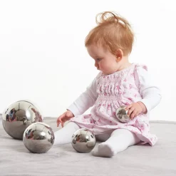 HOPTOYS Toucher Therapeutique Et Relaxation<Balles Miroirs Par 4