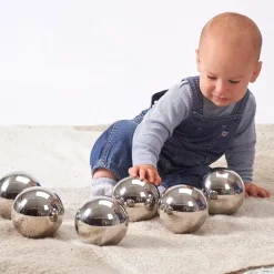 HOPTOYS Balles Sensorielles Adaptees*Balles Sensorielles Miroirs Par 6
