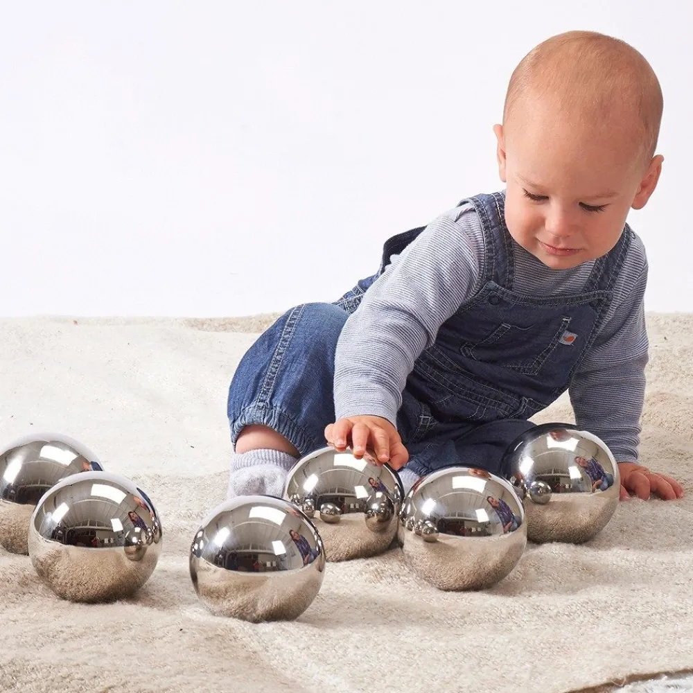 HOPTOYS Balles Sensorielles Adaptees*Balles Sensorielles Miroirs Par 6