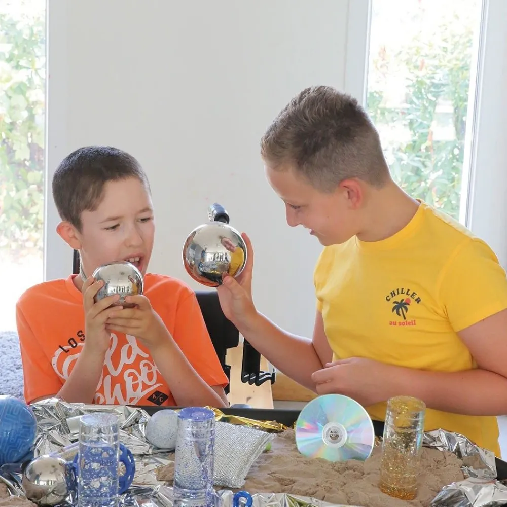 HOPTOYS Balles Sensorielles Adaptees*Balles Sensorielles Miroirs Par 6