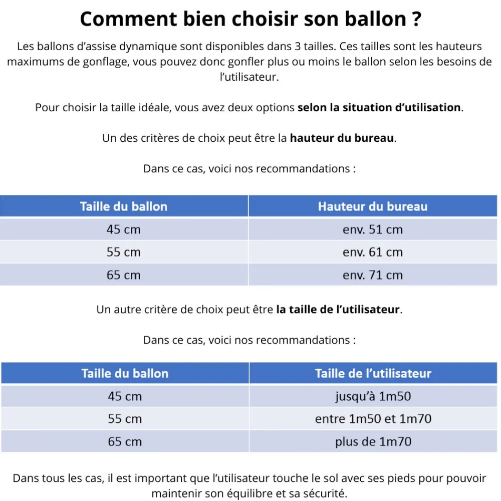 HOPTOYS Apprendre A S'Autoreguler*Ballon D'Assise Dynamique Bouncyband - 45 Cm