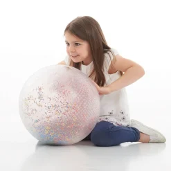 HOPTOYS Coordination Oculomotrice<Ballon Transparent Confettis