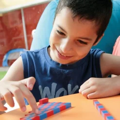 HOPTOYS Jeux Éducatifs*Barres Rouges Et Bleues Montessori