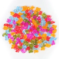 HOPTOYS Idees Cadeaux Pour Une Personne Avec Un Handicap Visuel*Bijoux Colores Translucides