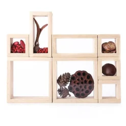 HOPTOYS Jeux Éducatifs Sensoriels*Blocs A Tresors Transparents