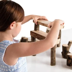 HOPTOYS Jeux De Construction*Blocs De Construction Naturels - Branches