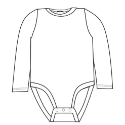 HOPTOYS Aides Quotidiennes Pour Une Personne Avec Polyhandicap*Body Tee-Shirt Manches Longues