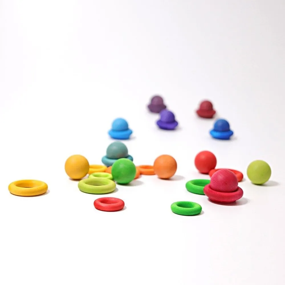 HOPTOYS Intervention Precoce*Boules Bois Par 12