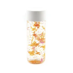 HOPTOYS Idees Cadeaux Pour Une Personne Avec Un Handicap Ou Des Troubles Moteurs*Bouteille Sensorielle Flamants Oranges