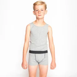 HOPTOYS Vêtements Besoins Spécifiques*Boxers Garcon Ultra Doux Gris - Lot De 2