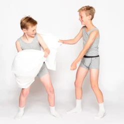 HOPTOYS Vêtements Besoins Spécifiques*Boxers Garcon Ultra Doux Gris - Lot De 2