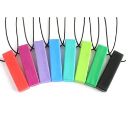 HOPTOYS Stimulation De La Zone Oro-Faciale*Brick Stick Lisse - Collier De Mastication