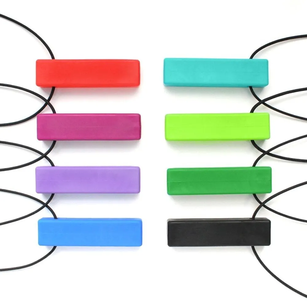 HOPTOYS Praxies Bucco-Faciales<Brick Stick Lisse - Collier De Mastication