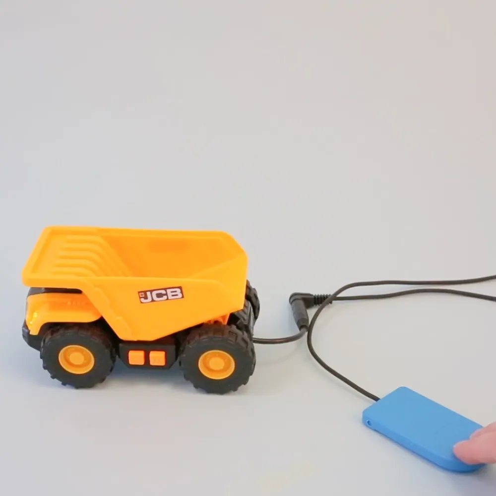 HOPTOYS Jouets Avec Contacteur*Camion Benne Adapte Son Et Lumiere