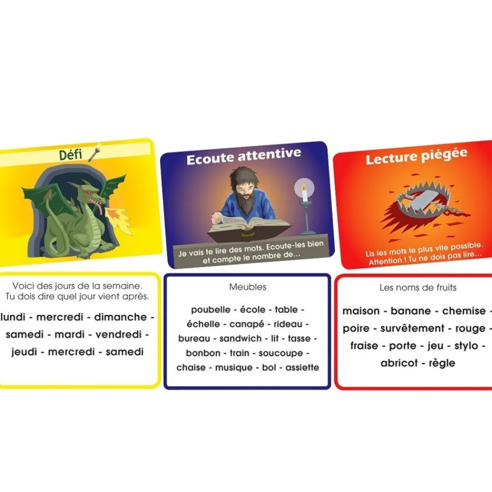 HOPTOYS Compréhension Orale & Ecrite<Cartador