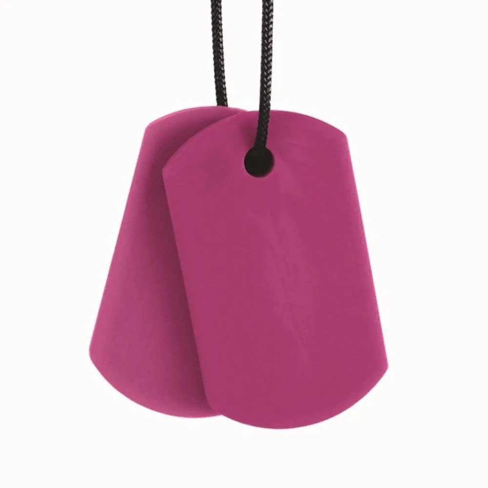 HOPTOYS Stimulation De La Zone Oro-Faciale*Chew Tags - Collier De Mastication