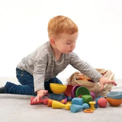 HOPTOYS Stimulation Sensorielle*Coffret De 84 Jouets En Bois Jumbo