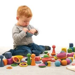 HOPTOYS Motricité Fine Ergothérapie<Coffret De 84 Jouets En Bois Jumbo