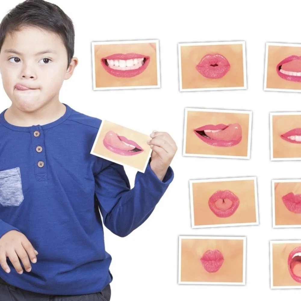 HOPTOYS Stimulation De La Zone Oro-Faciale*Coffret De ReÉducation Logo-Bits