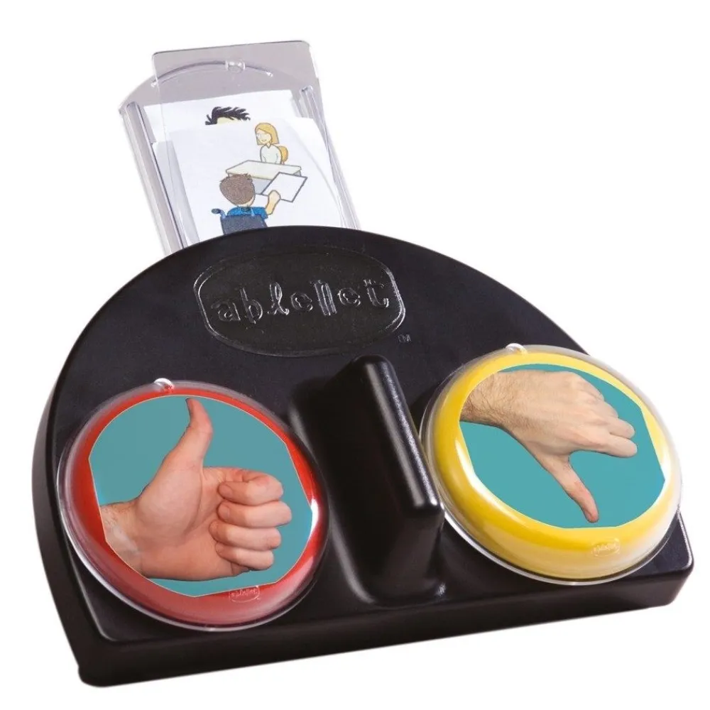 HOPTOYS Aides Quotidiennes Pour Une Personne Avec Polyhandicap*Communicateur Italk 2 - Avec Niveaux