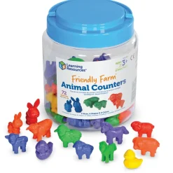 HOPTOYS Jeux Éducatifs*Compteurs Animaux De La Ferme Par 72