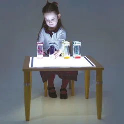 HOPTOYS Matériel Montessori & Reggio*Console Bois Avec Table Lumineuse