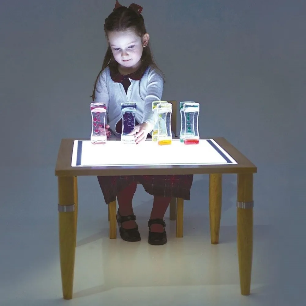 HOPTOYS Matériel Montessori & Reggio*Console Bois Avec Table Lumineuse