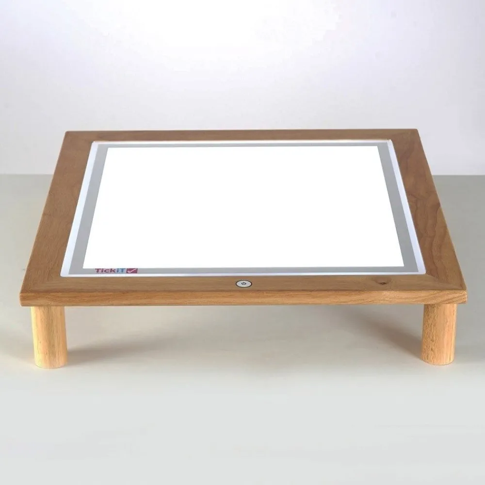 HOPTOYS Matériel Montessori & Reggio*Console Bois Avec Table Lumineuse