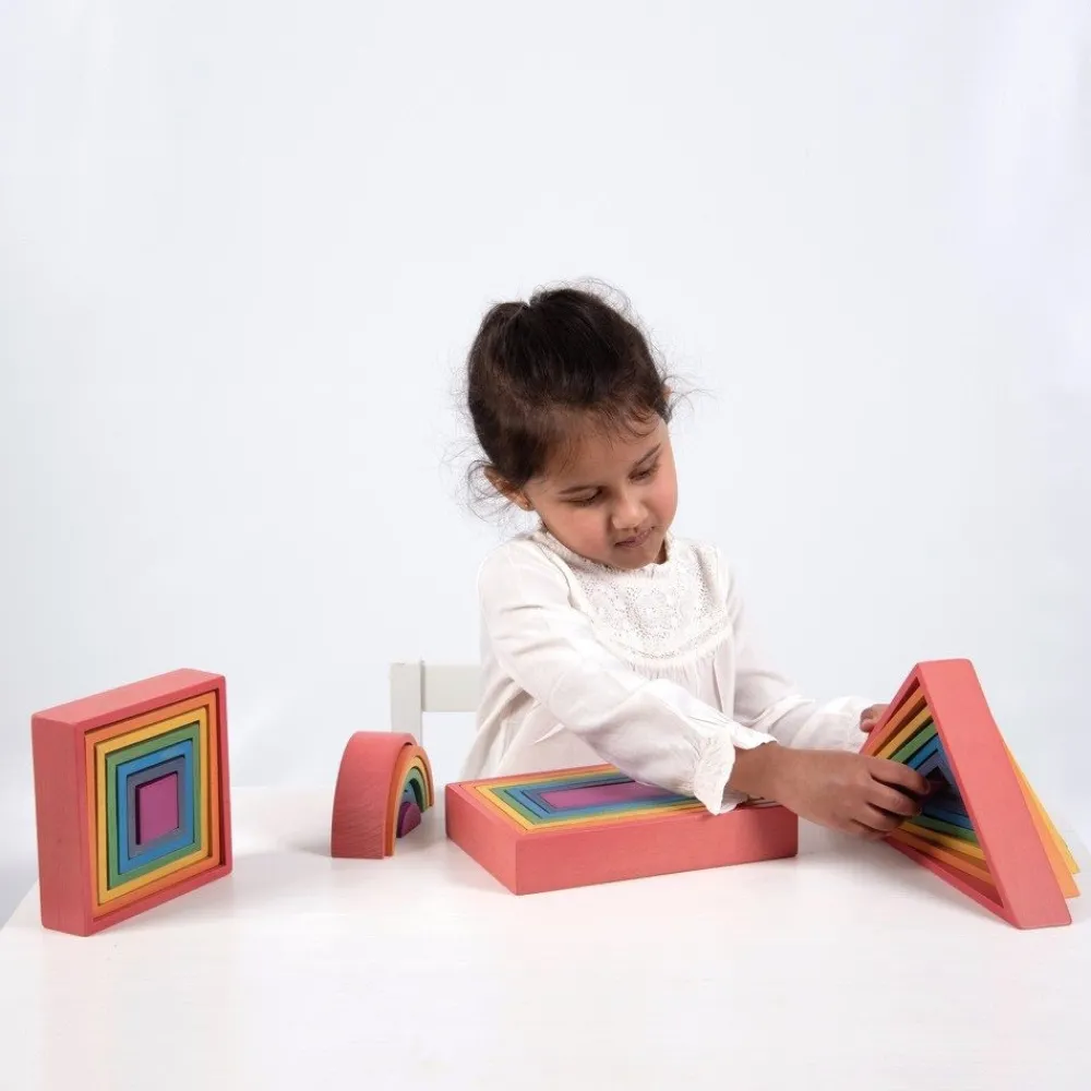 HOPTOYS Dyspraxie*Construction Arc-En-Ciel - Carres