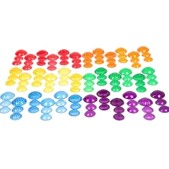 HOPTOYS Motricité Fine Ergothérapie<Coquillages Multicolores Tactiles Par 108