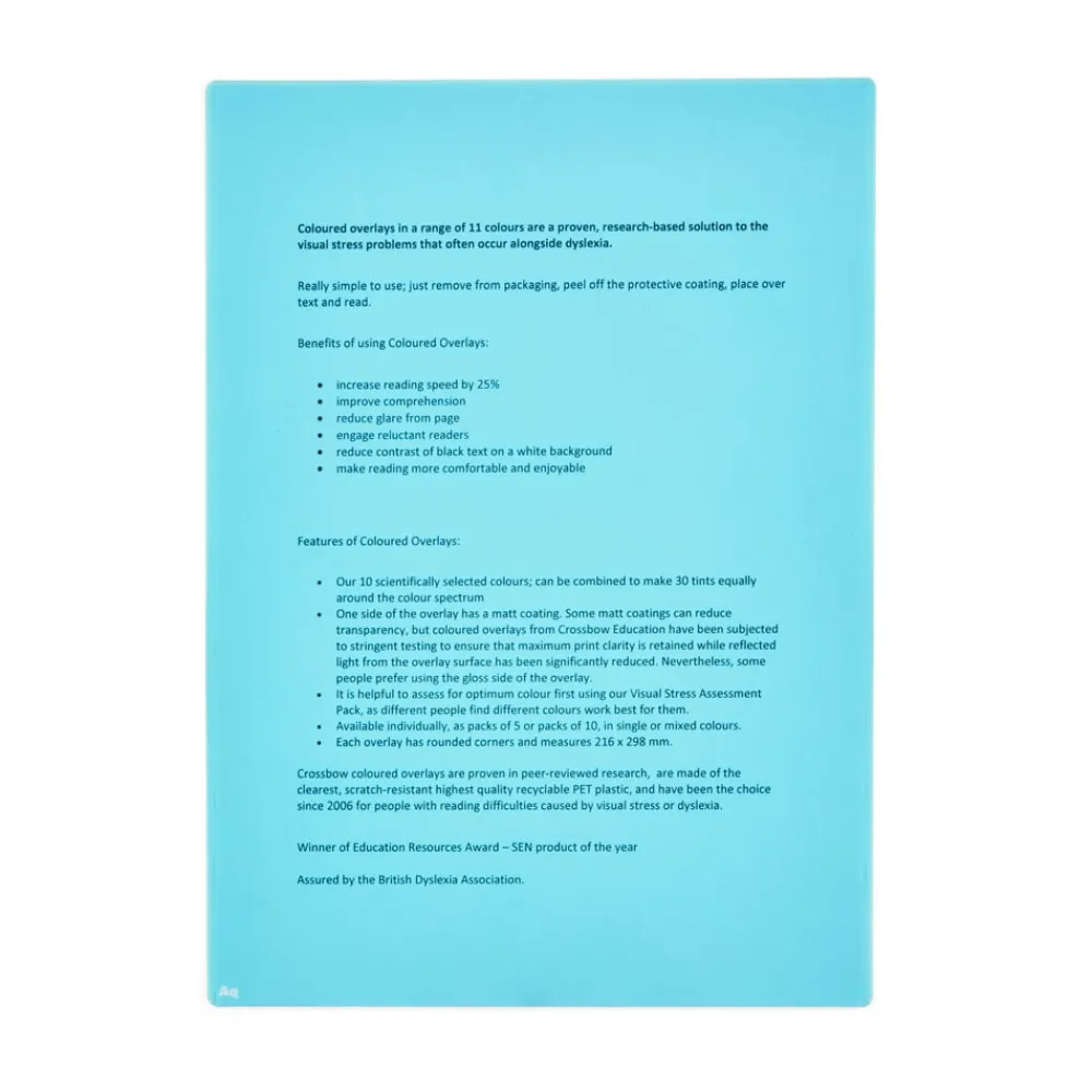 HOPTOYS Lecture<Couvre-Feuilles Transparents Colores X 10